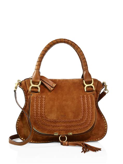 chloe marcie sale|chloe marcie suede bag.